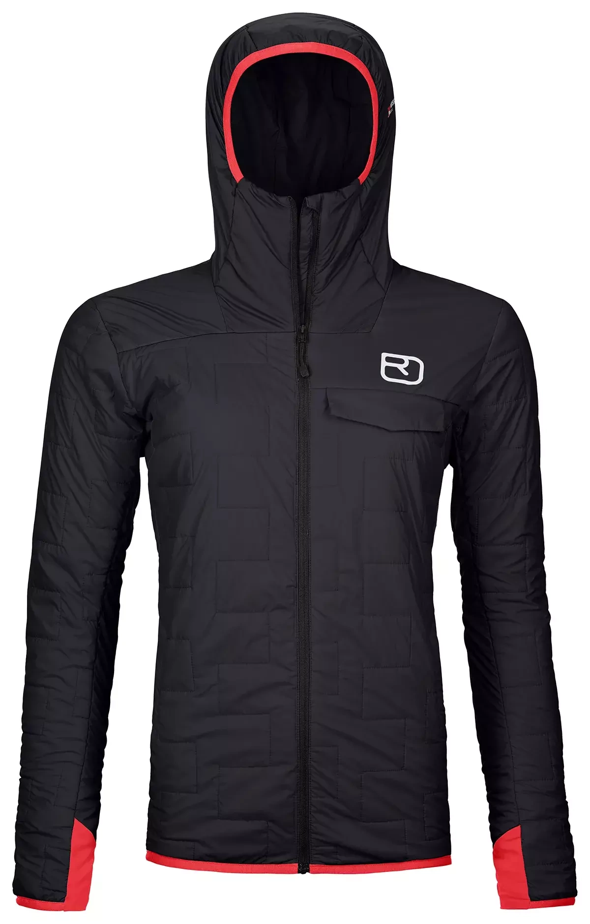 Kurtka Damska Ortovox Swisswool Piz Badus Jacket W Black Raven Czarny