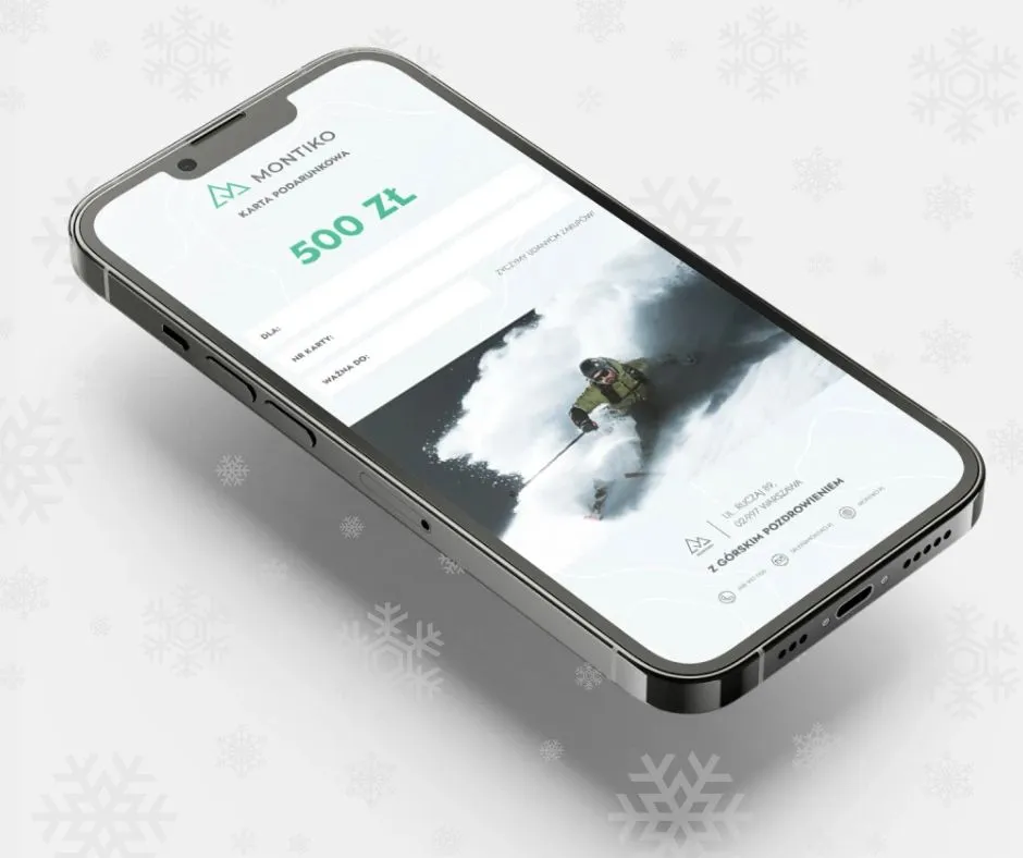 ELEKTRONICZNE KARTY PODARUNKOWE MONTIKO