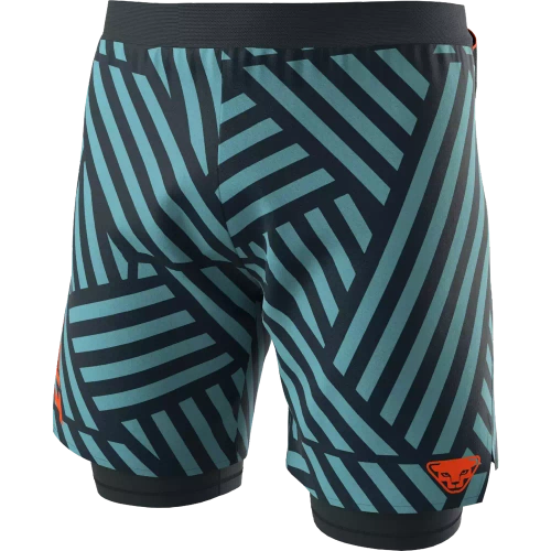 Spodenki męskie Dynafit Trail Graphic 2/1 Shorts M - storm blue razzle dazzle/3010