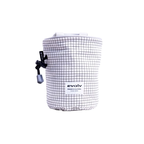 Woreczek na Magnezję Evolv Canvas Chalk Bag - gridline