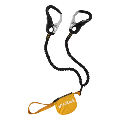 Lonża do Via Ferraty Salewa Set Via Ferrata Ergo Core - black/yellow