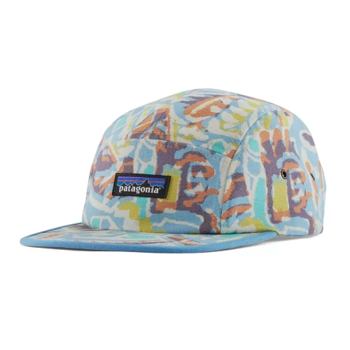 Czapka z Logo Patagonia Maclure Hat - P-6 Label: Thriving Planet Lago Blue