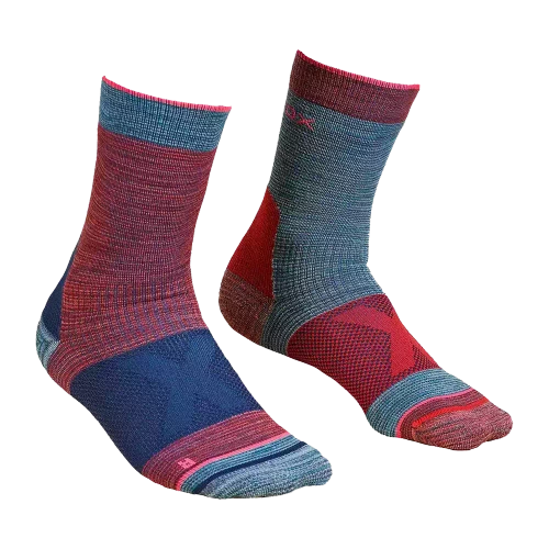 Skarpety z Wełną Ortovox Alpinist Mid Socks W - hot coral