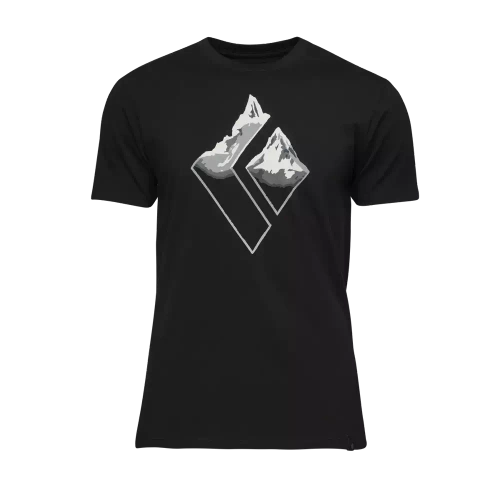 Koszulka Black Diamond M Mountain Logo Ss Tee - Black