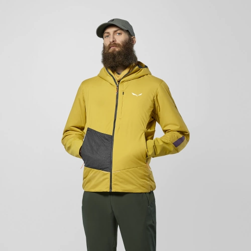 Ocieplana Lekka Kurtka Hikingowa Salewa PEDROC TW AIR HYB JACKET M - olive oil