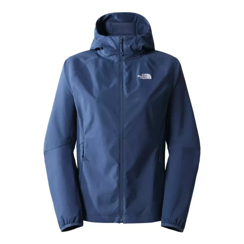 Damski Softshell The North Face W Nimble Hoodie  - Shady Blue