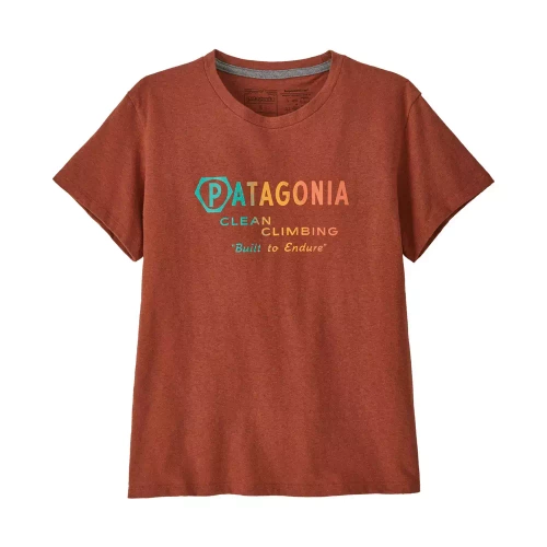 Damska Koszulka Patagonia W's Endure Hex Responsibili-Tee - Quartz Coral