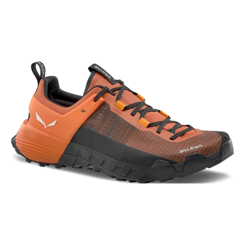 Niskie Męskie Buty Podejściowe Salewa Wildfire Nxt M - bombay brown/tumeric