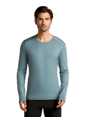 Męska bluza termoaktywna Icebreaker M 200 Oasis LS Crewe - blue ash