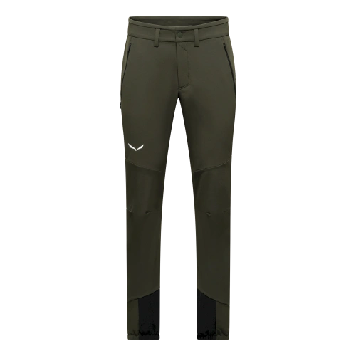 Męskie Spodnie Trekkingowe Górskie Salewa Agner Orval 3 Dst M Reg Pants - dark olive