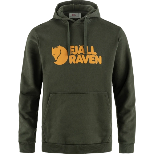 Męska bluza z kapturem Fjallraven Fjallraven Logo Hoodie M - Deep Forest