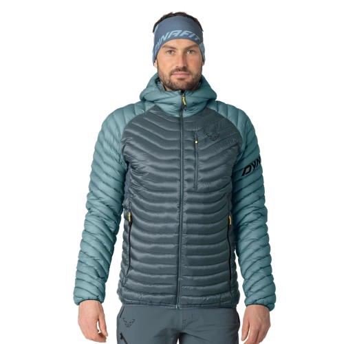 Męska Kurtka Puchowa Dynafit RADICAL DWN RDS M HOOD JKT - smoke blue