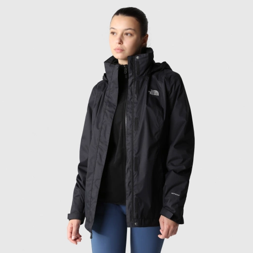 Kurtka Górska Damska 3w1 The North Face W Evolve II Triclimate Jacket - Eu - TNF Black-TNF Black