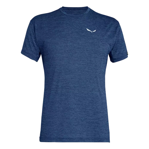 Koszulka Trekkingowa Męska Salewa Puez Melange DRY - dark denim melange