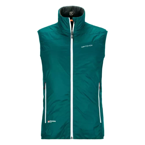 Kamizelka Ortovox Swisswool Piz Cartas Vest M - pacific green