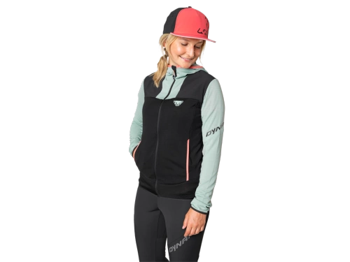 Bluza Polarowa Damska Dynafit Traverse PTC Hooded Jkt W - jadelite