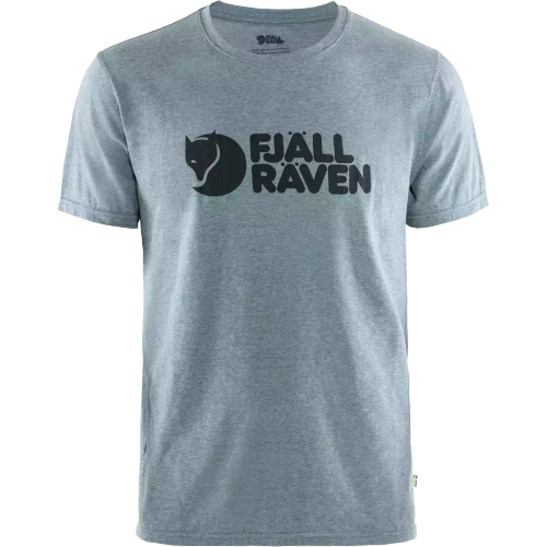 Koszulka z Nadrukiem Fjällräven Fjallraven Logo T-shirt M - Uncle Blue-Melange