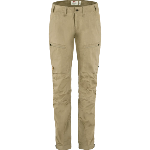 Damskie Lekkie Spodnie Trekkingowe Fjallraven Abisko Lite Trekking Trs W Reg - fossil