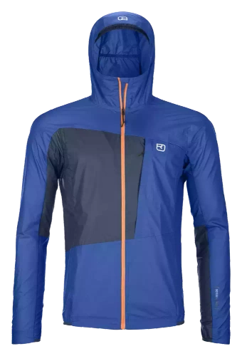 Softshell Męski Ortovox Windbreaker Jacket M - just blue