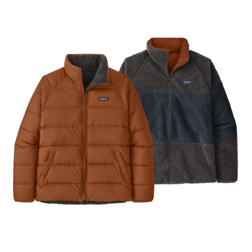 Kurtka Patagonia M's Reversible Silent Down Jkt - Sisu Brown