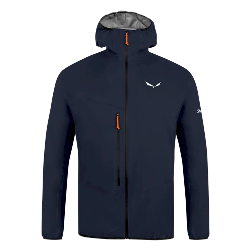 Męska Lekka Kurtka Przeciwdeszczowa Salewa Agner 2 PTX 3L M Jkt - navy blazer