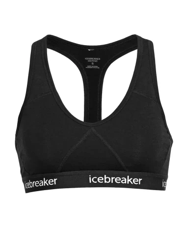 Biustonosz Icebreaker W Merino Sprite Racerback Bra - Black