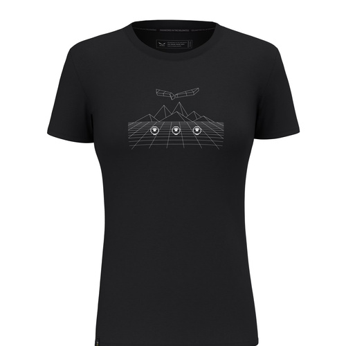 Koszulka Salewa Pure Dolomites Am T-Shirt W - black out