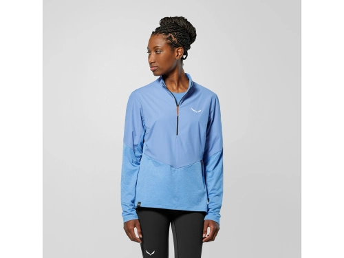 Damska Koszulka do Hikingu Salewa PEDROC DRY WIND HZ TEE W - morning blue