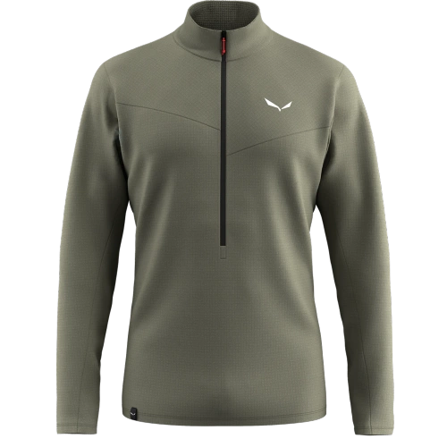 Męski Polar  do Trekkingu Salewa PUEZ CAMMINO PL HZ JKT M - faded green