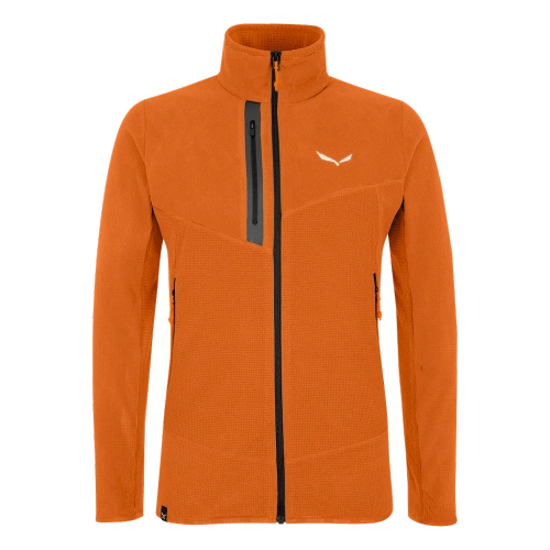 Męski Polar Trekkingowy Salewa Paganella Pl M Jkt - burnt orange/0910