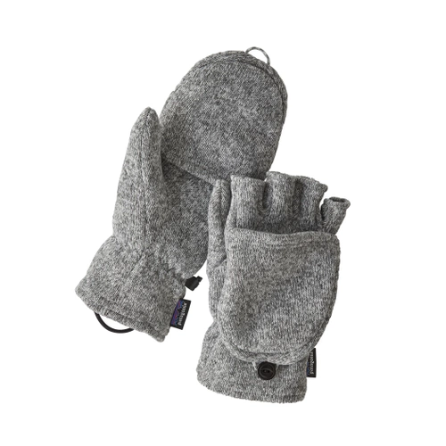 Damskie Rękawiczki Polarowe Patagonia Better Sweater Gloves - Birch White