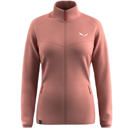 Damski Polar Trekkingowy Salewa PUEZ CAMMINO PL JKT W - desert pink