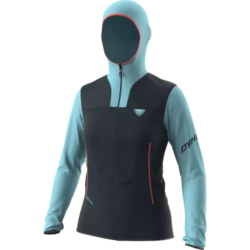 Bluza polarowa Dynafit Traverse Ptc Hooded Jkt W - marine blue blueberry