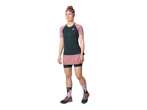 Damska Koszulka do Biegania Dynafit Ultra 3 S-Tech S/S Tee W - Blueberry Mokarosa