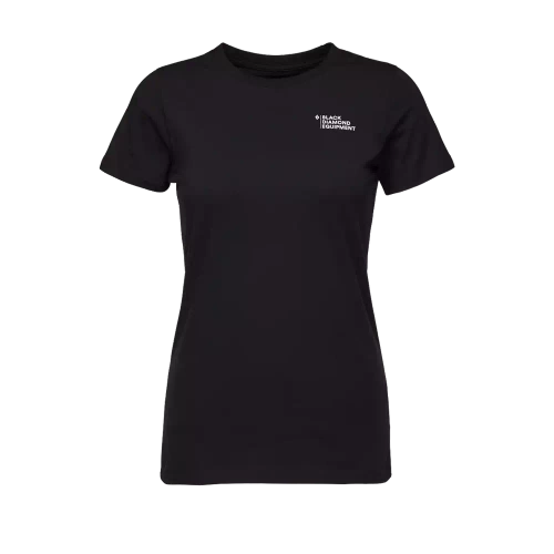 Damska Koszulka bawełniana Black Diamond W PEAKS TEE - Black