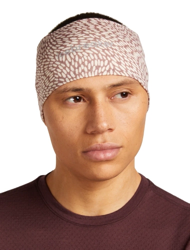 Opaska na głowę Icebreaker U Merino 200 Oasis Headband Flock - summit/snow