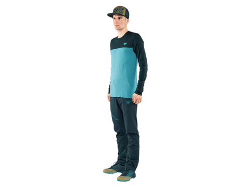 Męska Koszulka w Góry Dynafit Traverse S-Tech Longsleeve M - storm blue