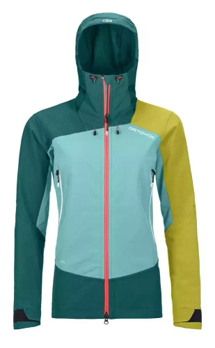 Softshell Ortovox WESTALPEN SOFTSHELL JACKET W - ice waterfall