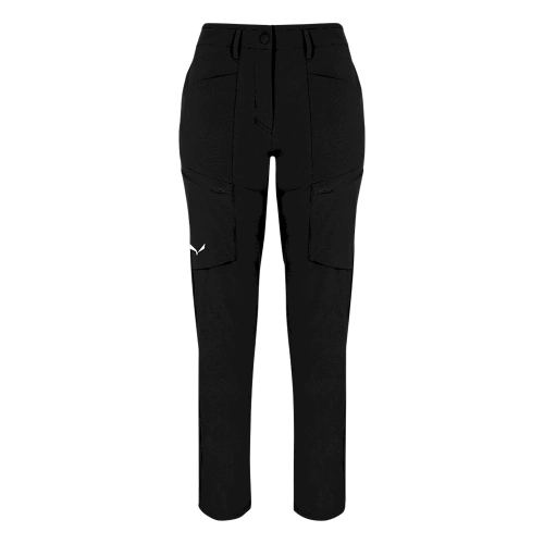 Damskie Spodnie Trekkingowe Salewa Puez Dst W Cargo Pants - black out