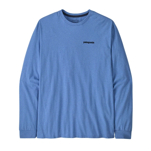 Koszulka Męska z Długim Rękawem Patagonia M's L/S P-6 Logo Responsibili-Tee - Abundant Blue