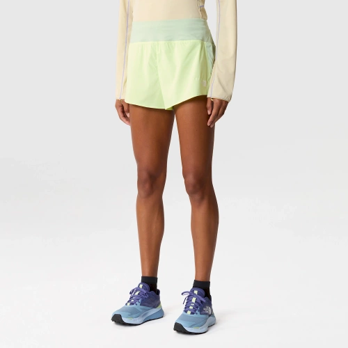 Damskie Szorty  Sportowe The North Face W Summer Lt Short 2.5In - Astro Lime/Misty Sage