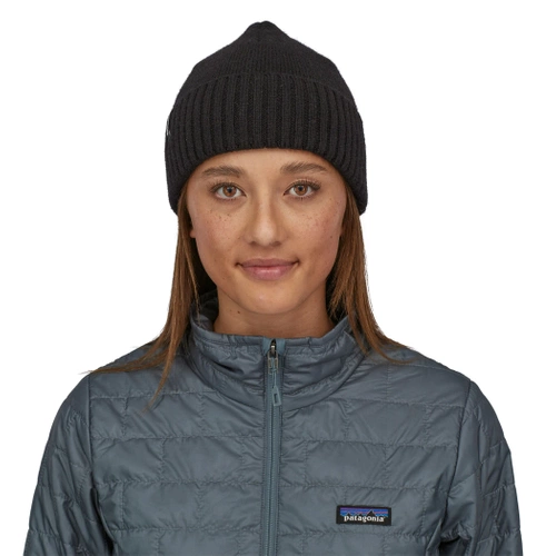 Ciepła Czapka Zimowa Patagonia Brodeo Beanie - Black