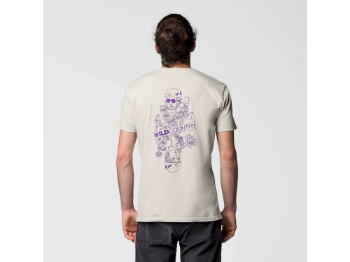 Męska Koszulka do Wspinaczki Wild Country Flow M T-Shirt - moonstone