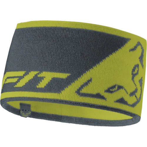 Ciepła Opaska na Głowę Dynafit Leopard Logo Headband - golden lime