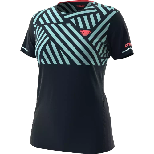 Koszulka Dynafit Trail Graphic Shirt W - marine blue razzle dazzle/3010