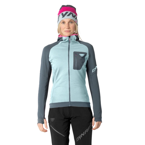 Lekka damska bluza polarowa Dynafit RADICAL PTC W JKT - cloud blue