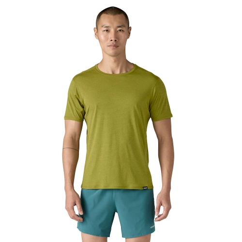 Męski T-Shirt Oddychający Patagonia M's Cap Cool Lightweight Shirt - Graze Green - Light Graze Green X-Dye