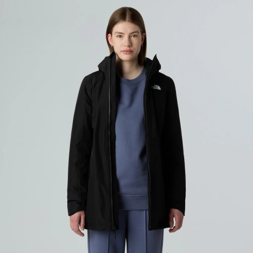Ocieplany płaszcz damski The North Face W HIKESTELLER INSULATED PARKA - tnf black/tnf black