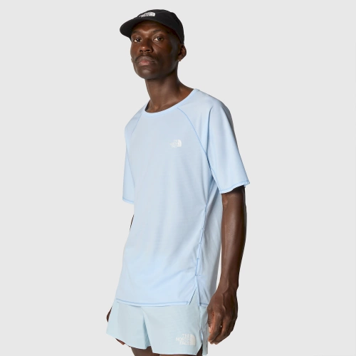 Męska koszulka biegowa The North Face M Summer Lt Upf S/S - Barely Blue/Ste