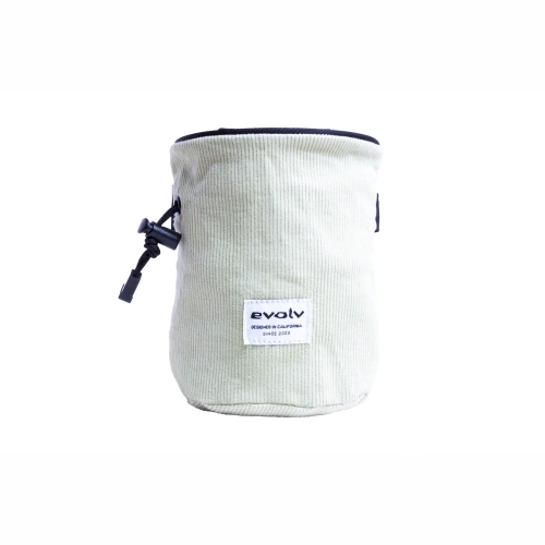 Worek na magnezję Evolv Corduroy Chalk Bag - sage